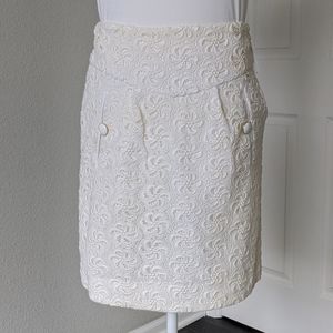 Anthropologie Leifsdottir Lace Pencil Skirt